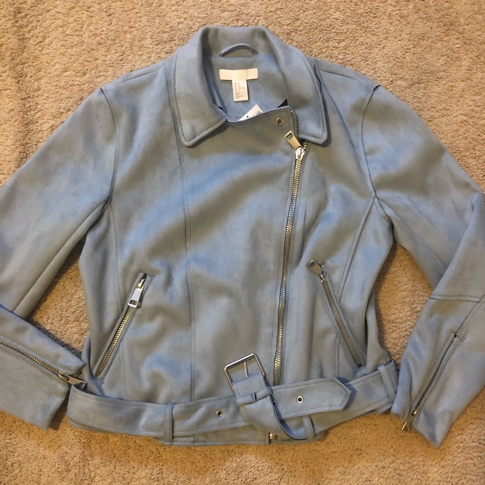 MOTOR BIKER SUEDE JACKET